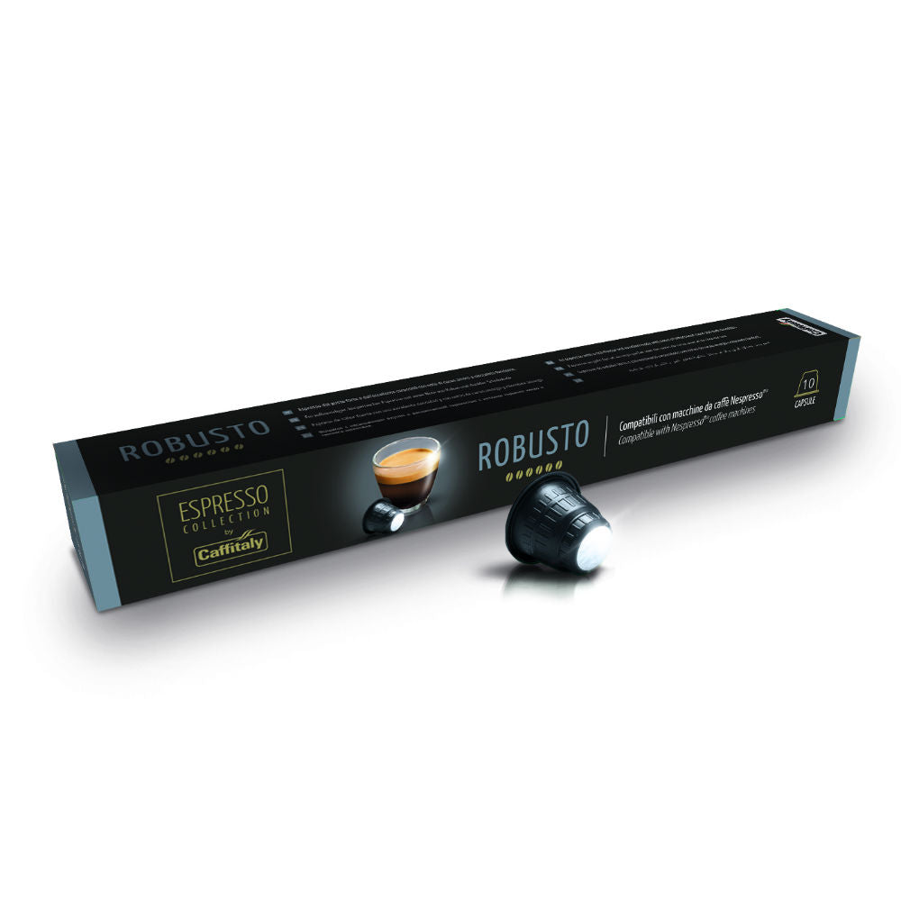 Cups (10) CAFFITALY | ROBUSTO (Compatible Nespresso)
